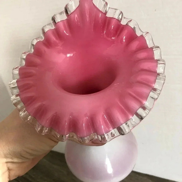 Vintage Fenton Peach Crest Jack in the Pulpit - Picture 9 of 10